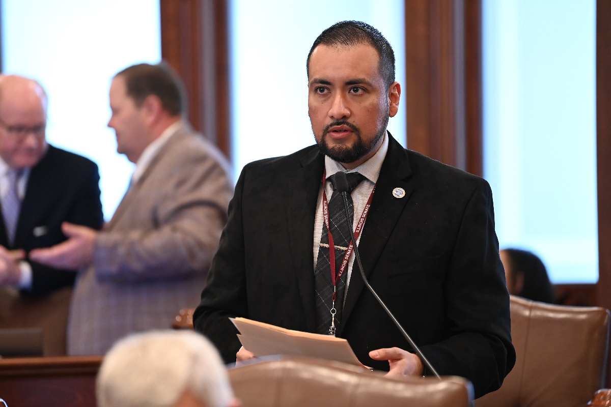 State Senator Javier Loera Cervantes speaks on the Senate floor