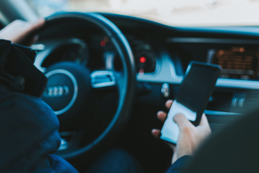 Driving on the phone